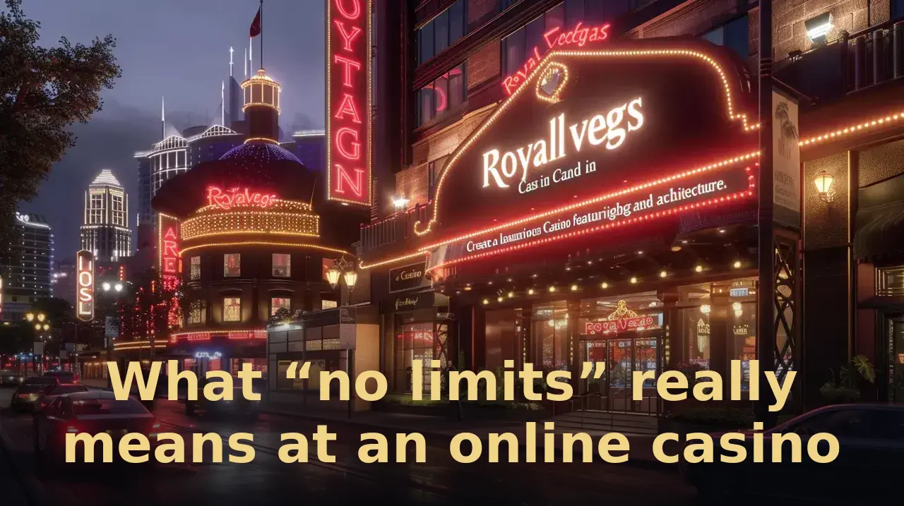 What “no limits” really means at an online casino