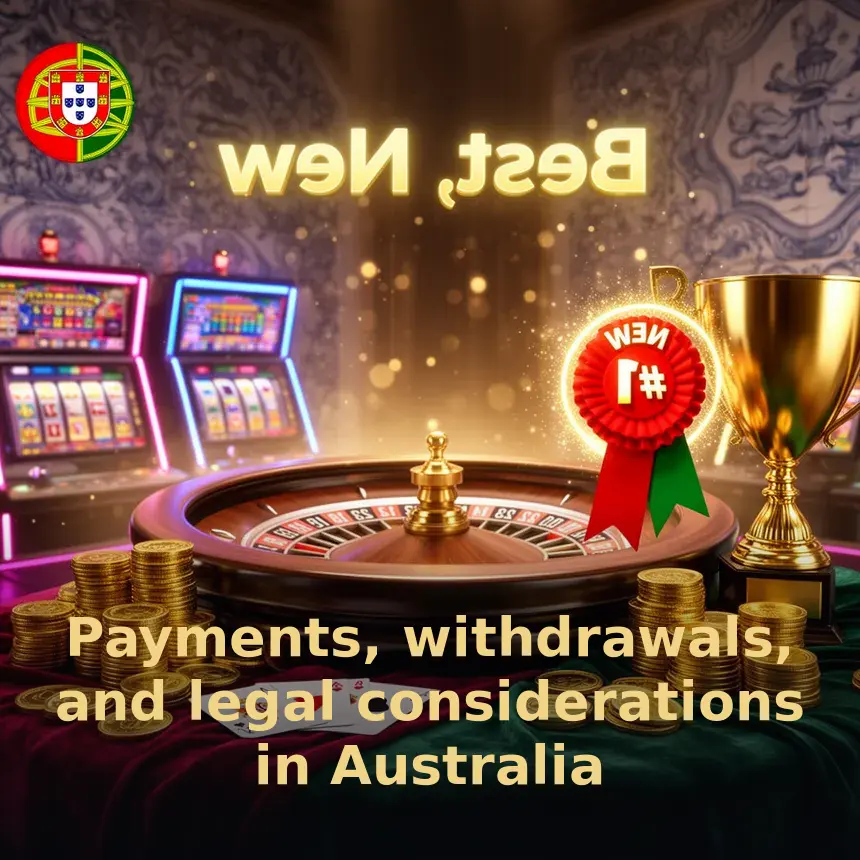 Payments, withdrawals, and legal considerations in Australia